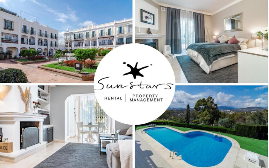 Marbella Apartment | Peaceful Modern 2 bedroom apartment in Aloha Pueblo With View over The Pool