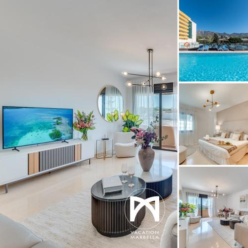 Golden Mile Apartment | VACATION MARBELLA I The Sunrise Golden Mile Flat, Next to Convention Center, Recently Refurbished, Prime Location, 300m to the BEACH