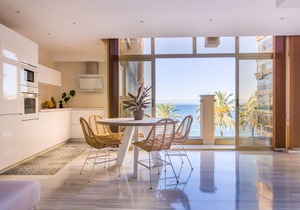 Beachfront Condo in Marbella Center with 2 Pools & Parking