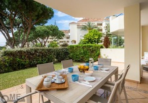 Hacienda Playa Elviria 300 m playa,jardin , 2 hab ,MARBELLA