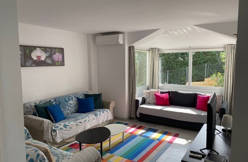 Urbanizacion Costabella Apartment | 2 Bedroom Apartment with sea views. Large Shared Pool, Manicured Gardens
