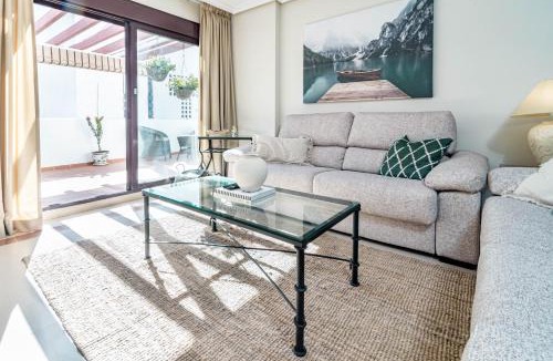 Nueva Andalucia Apartment | Amazing 2-Bedroom Retreat in Nueva Andalucia, Steps from Centro Plaza