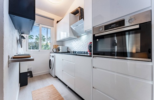 Cabopino Apartment | Apartment 'Beautiful Frontline' with Shared Pool, Wi-Fi and Air Conditioning