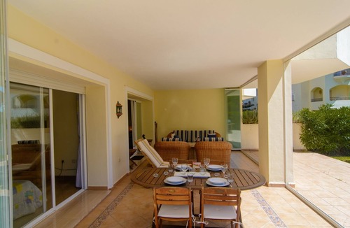 Nikki Beach Apartment | Beachfront 2-room apartment w/large terrace, WiFi, BBQ