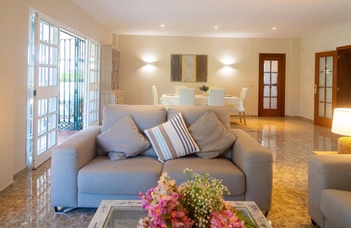 Carib Playa Villa | Carib Playa large Andalusian villa on two levels with private pool, garden
