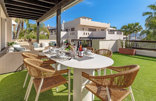 Marbella Apartment | RELISH THIS TOP NOTCH, GENEROUS DUPLEX WITH HEATED POOL IN PRIVATE SOLARIUM