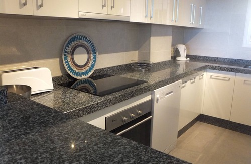 Marbella Apartment | Stunning sea views & large ground floor terrace, 30m from the beach