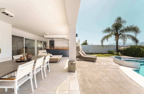 Nueva Andalucia Villa | Villa Alva | Luxe Heated Pool Haven Cinema Sunset Views