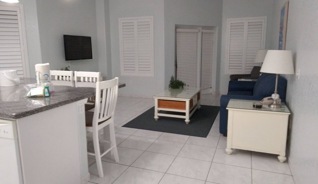 Ocean View, Corner/End Unit, Large Balcony, 1 BDRM/Bath, Sleeps 4 in Ormond Beach