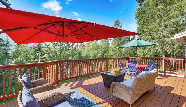 Spacious Eagle River Escape w/Hot Tub + Views!