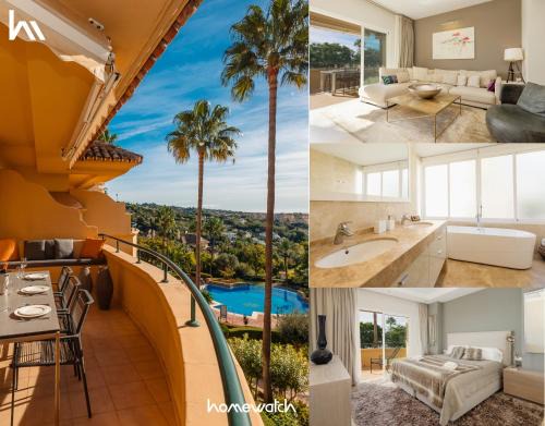 Elviria Apartment | Holiday home, with sea views, south facing and close to the golf course and the beach, in Elviria Hills