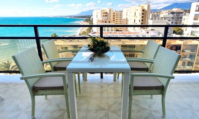 Marbella City Centre Apartment | Skol 701 - Great 1-Bedroom Duplex with amazing Sea Views