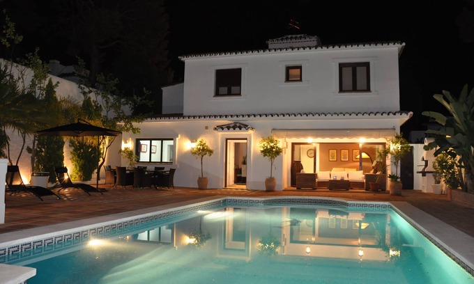 Marbella City Centre Villa | Villa with heated pool perfect spot to enjoy a memorable family vacation